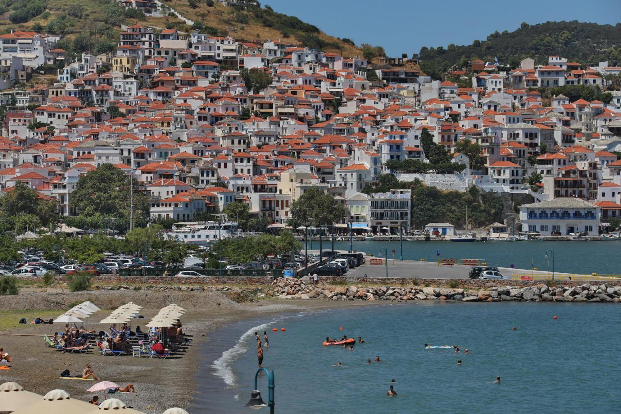 Hotel Mamma Mia à Skopelos Extérieur photo