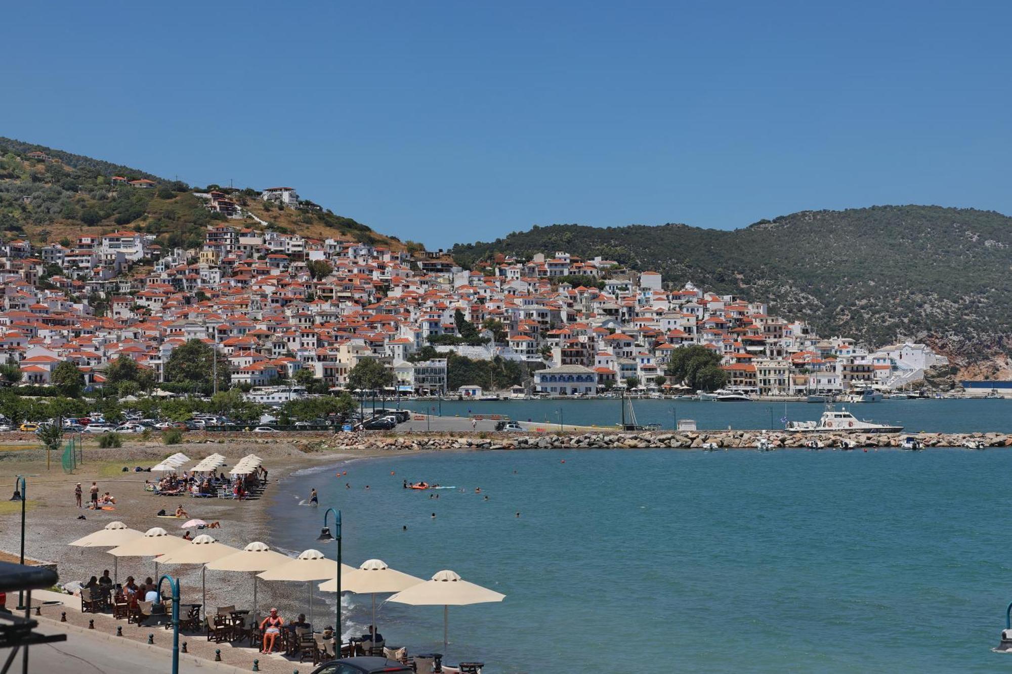 Hotel Mamma Mia à Skopelos Extérieur photo